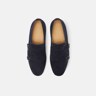 Scarosso Ernesto Blau Veloursleder Blau - Veloursleder ERNESTOLOAF