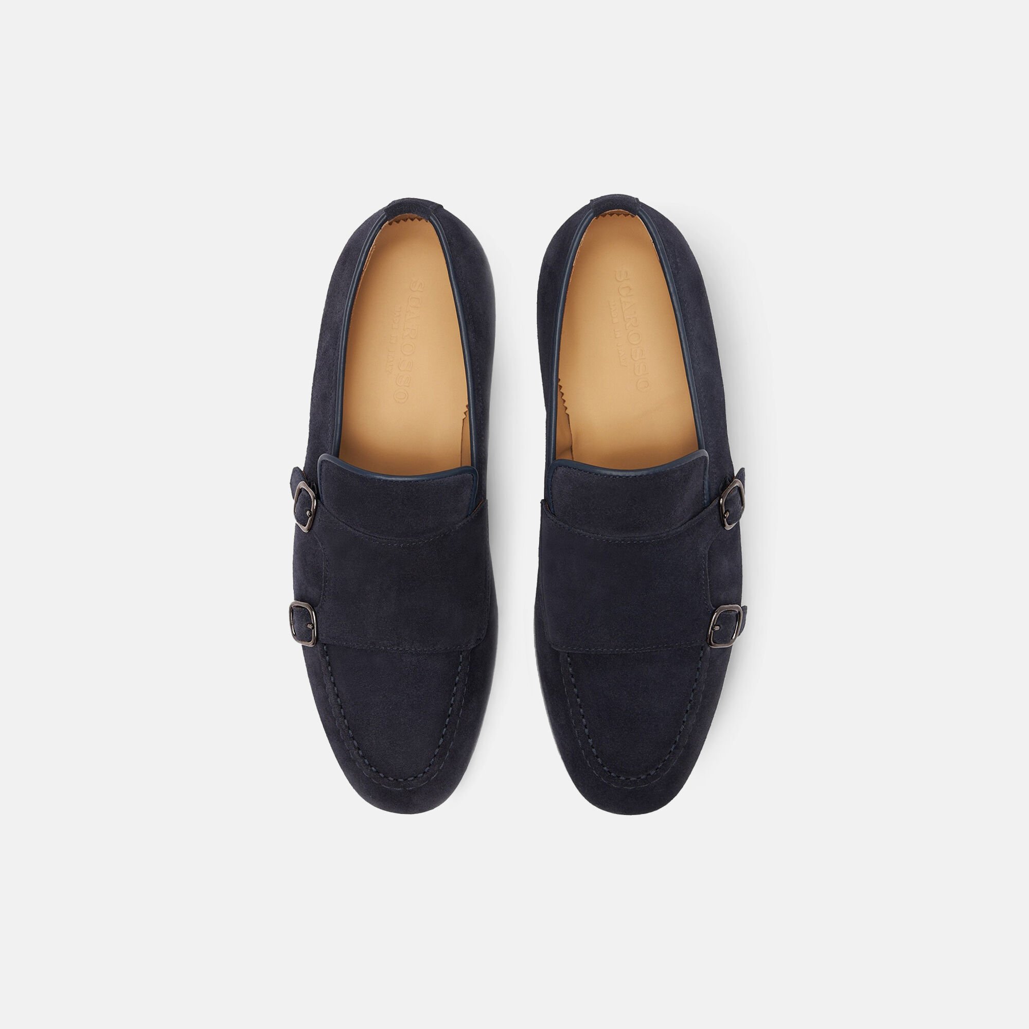 Scarosso Ernesto Blau Veloursleder Blau - Veloursleder ERNESTOLOAF