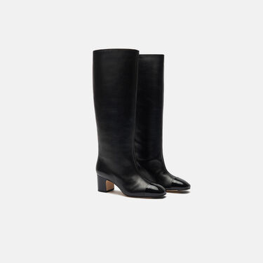 Scarosso Marais Schwarz Schwarz - Kalbsleder MARAISBOOT
