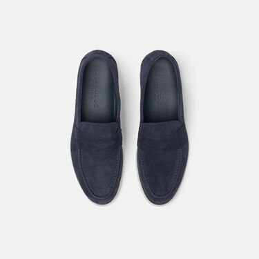 Scarosso Luciana Blau Veloursleder  Blau - Veloursleder LUCIANALOAF