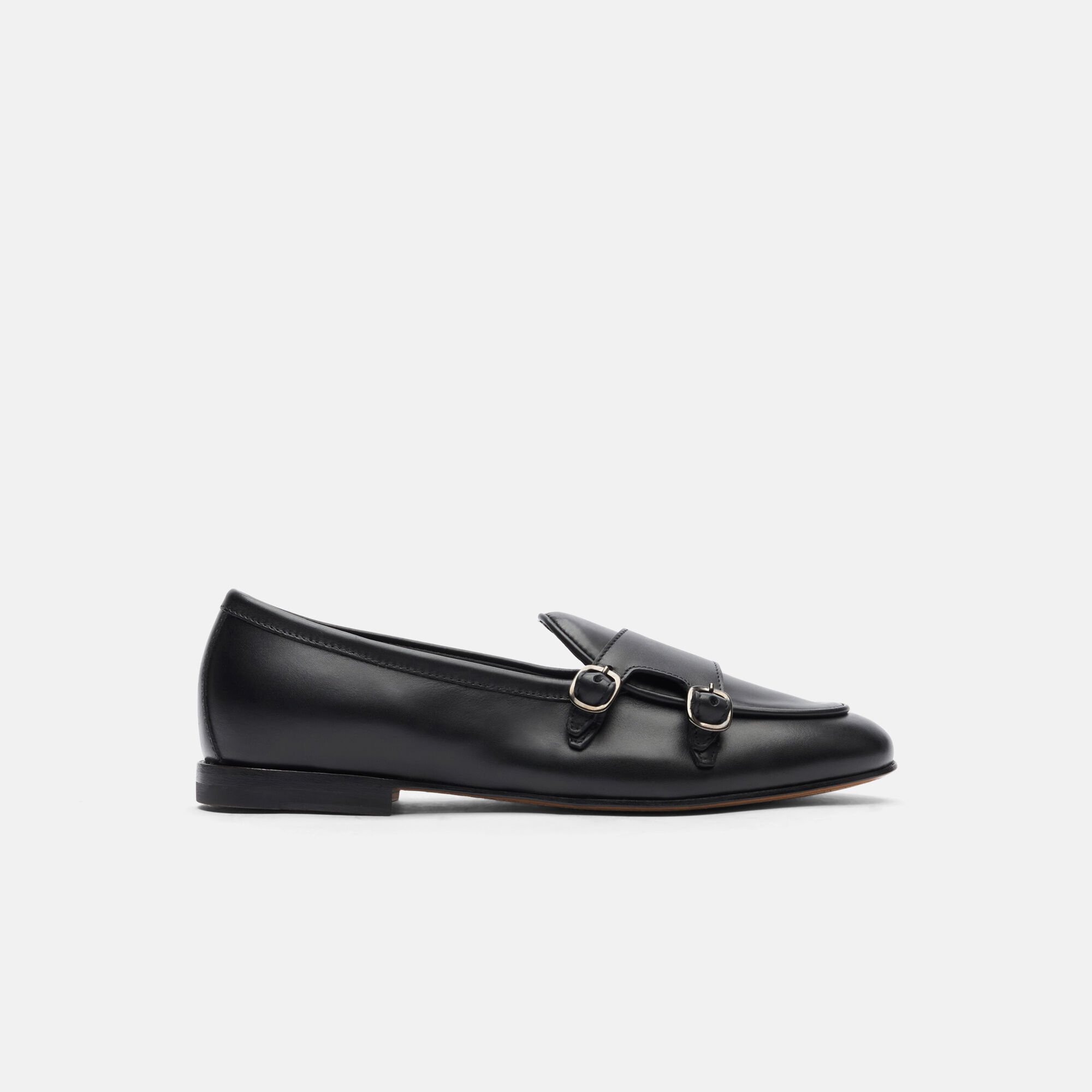 Scarosso Virginia Black Black - Calf Leather VIRGINIALOAF