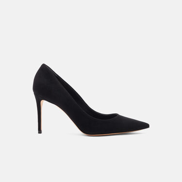 Scarosso Gigi Schwarz Veloursleder Schwarz - Veloursleder GIGIPUMP