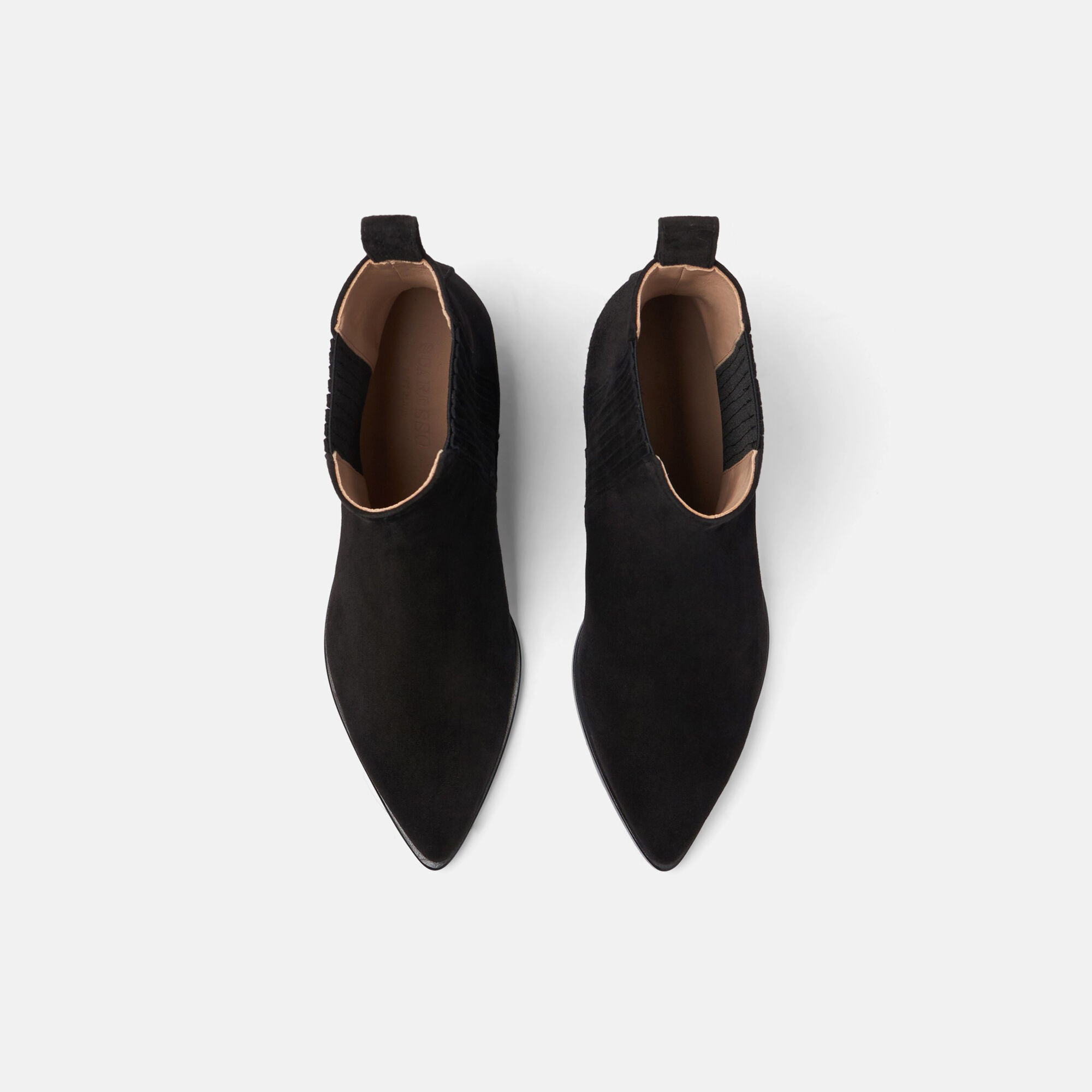 Scarosso Olivia Noir Daim Noir - Daim OLIVIACHEL