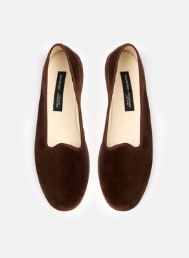 William IV Espresso Scarosso: Marron - Velours WILLIAMIVSLIP