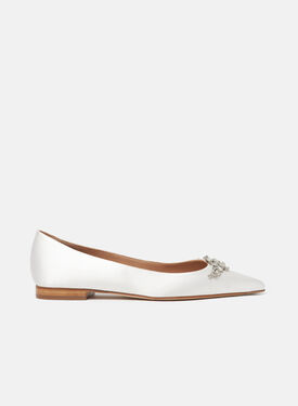 Scarosso Iris Satin Strass Nude - Calf CARLABALL