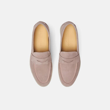 Luciana Pink Suede Scarosso: Pink - Suede LUCIANALOAF