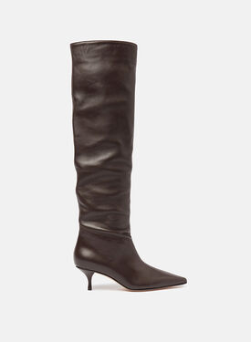 Scarosso Barbara Dark Brown Cognac - Calf LAURENBOOT