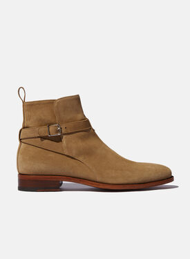 Scarosso Libero Beige Suede Black - Calf ANDREALOAF