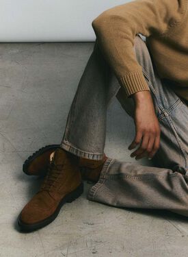 Thomas Tan Suede Scarosso: Tan - Suede THOMASBOOT