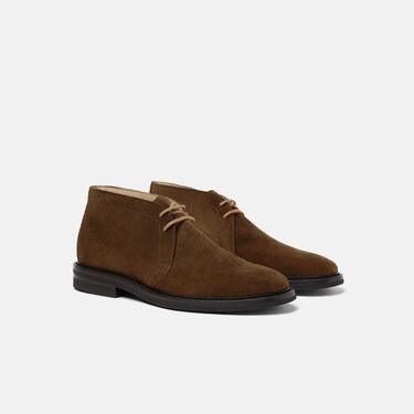 Roger Tobacco Suede Scarosso: Tobacco - Suede Roger Tobacco Suede Scarosso: Tobacco - Suede ROGERANKL