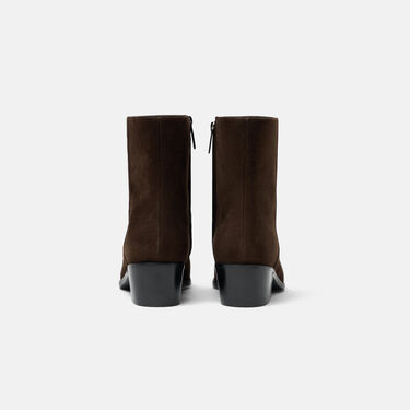 Ambra Brown Suede Scarosso: Dark Brown - Suede AMBRARBOOT