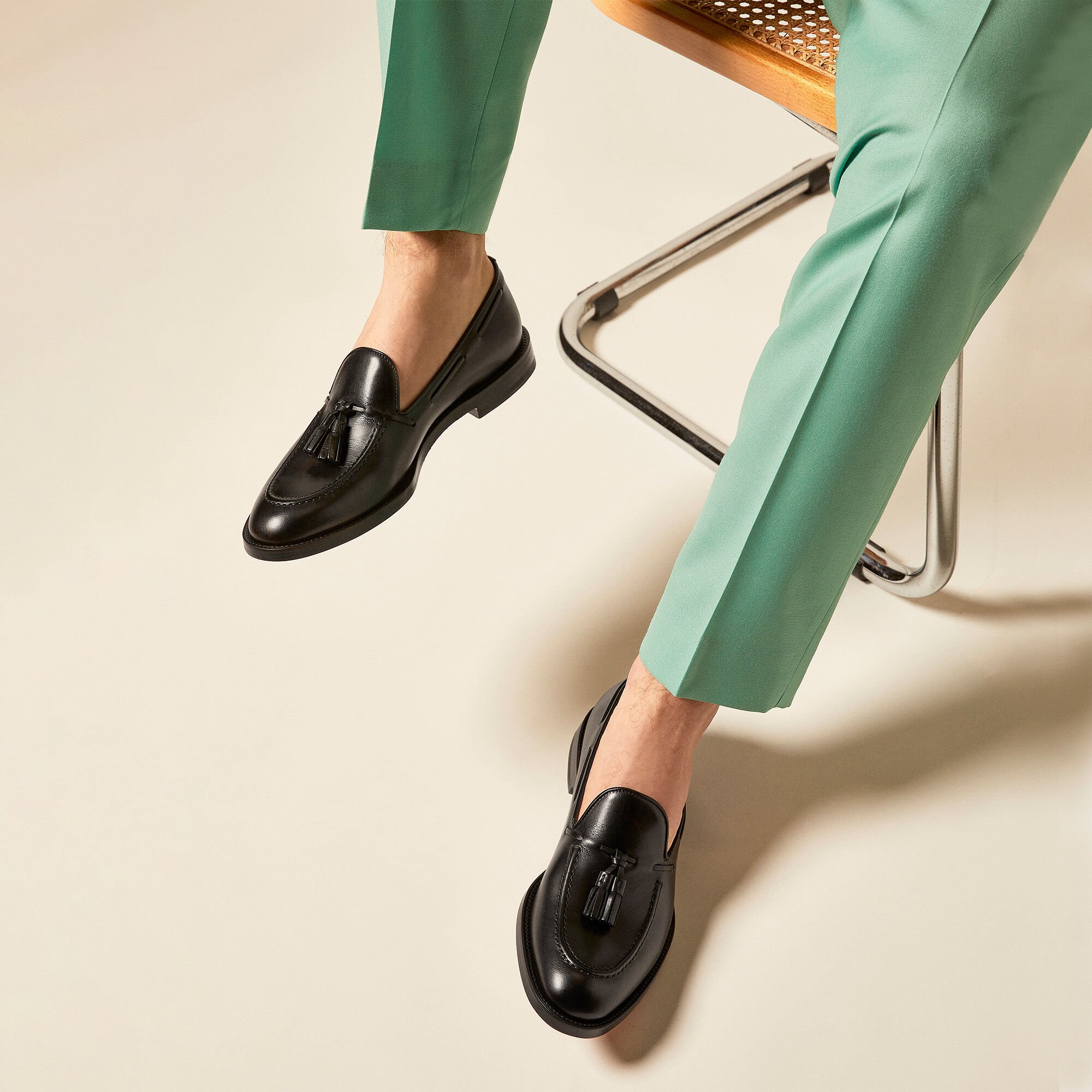 Scarosso William Black Black - Calf WILLIAMLOAF