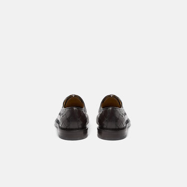 Harry Brown Woven Scarosso: Dark Brown - Calf HARRYDERB