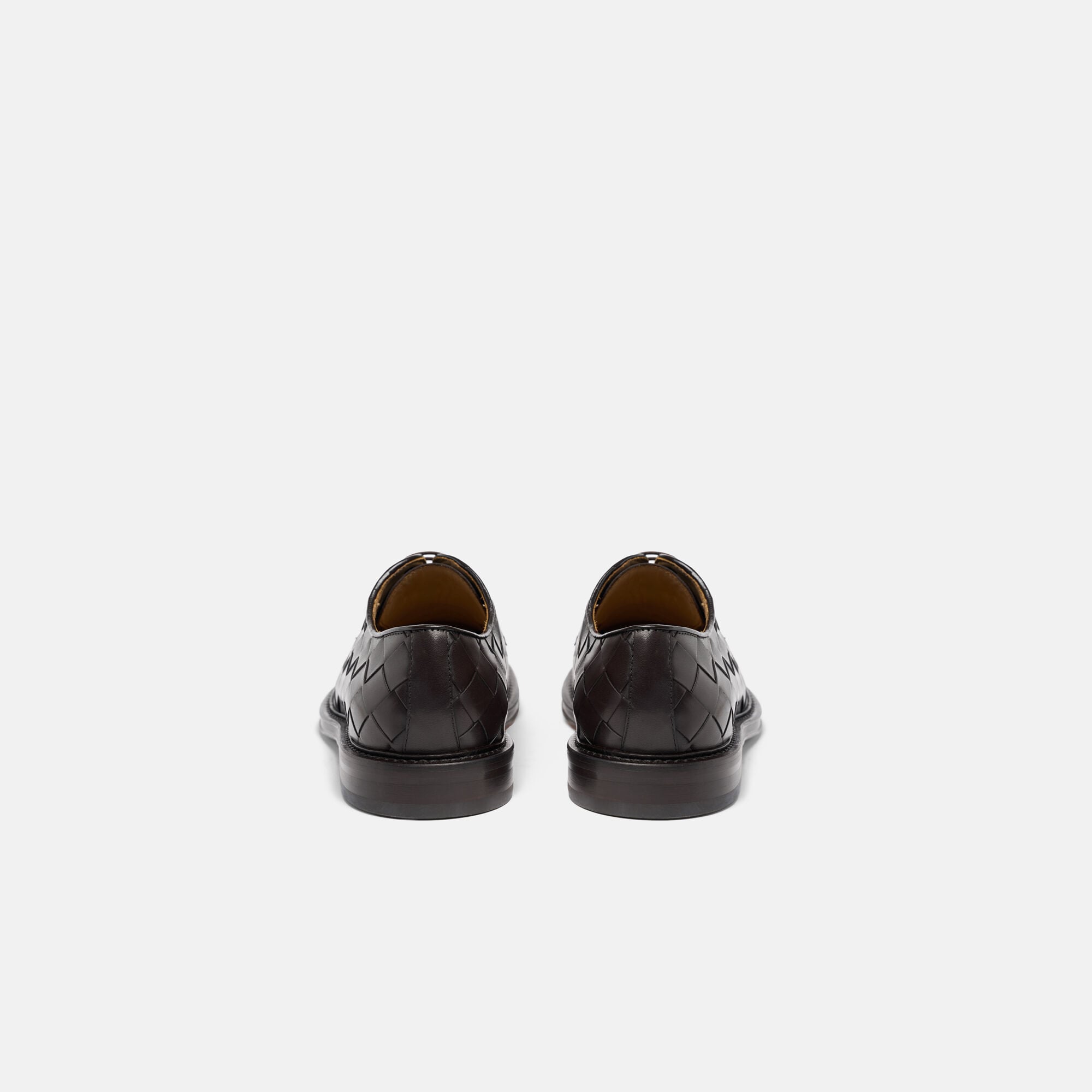 Harry Brown Woven Scarosso: Dark Brown - Calf HARRYDERB