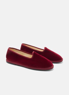 Valentino Bordeaux Velours Scarosso: Bordeaux - Velours VALENTINOSLIP