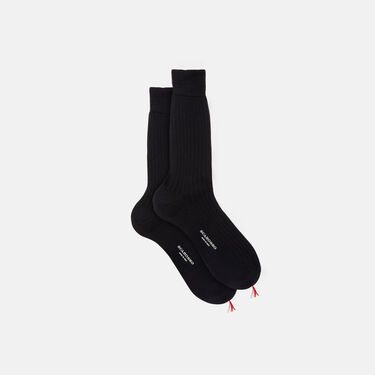 Scarosso Navy Cotton Calf Socks Navy - Cotton CALFCOTTSOCK