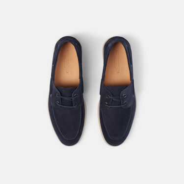 Scarosso Lio Bleu Daim Bleu - Daim LIOBOAT
