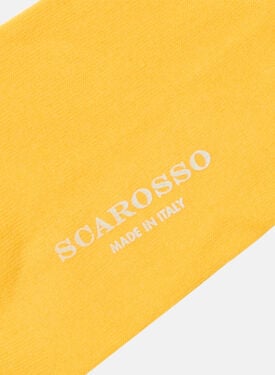 Yellow Cotton Socks Scarosso: Yellow- Cotton COLOCOTTSOCK