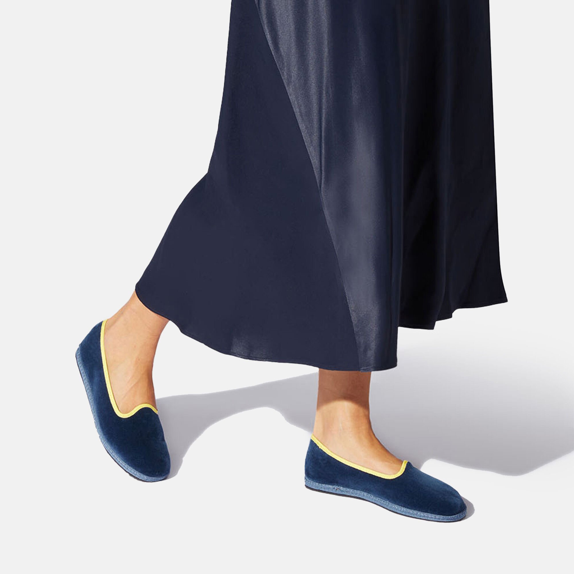 Scarosso Seaside Blu - Velluto YOLOSLIP