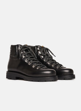 Catherine Black Woven Scarosso: Black Woven - Calf CATHERINEBOOT