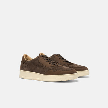 Alvise Brown Woven Scarosso: Brown - Suede Alvise Brown Woven Scarosso: Brown - Suede ALVISESNEA