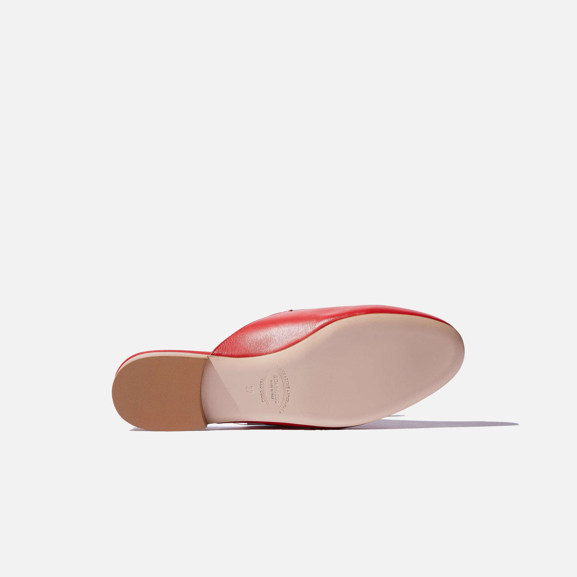 Scarosso Giorgina Red Red - Calf GIORGINAMULE
