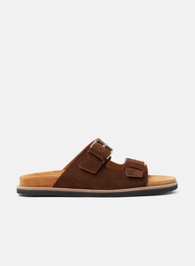 Scarosso Enea Braun Veloursleder Edit Braun - Veloursleder ENEASAND