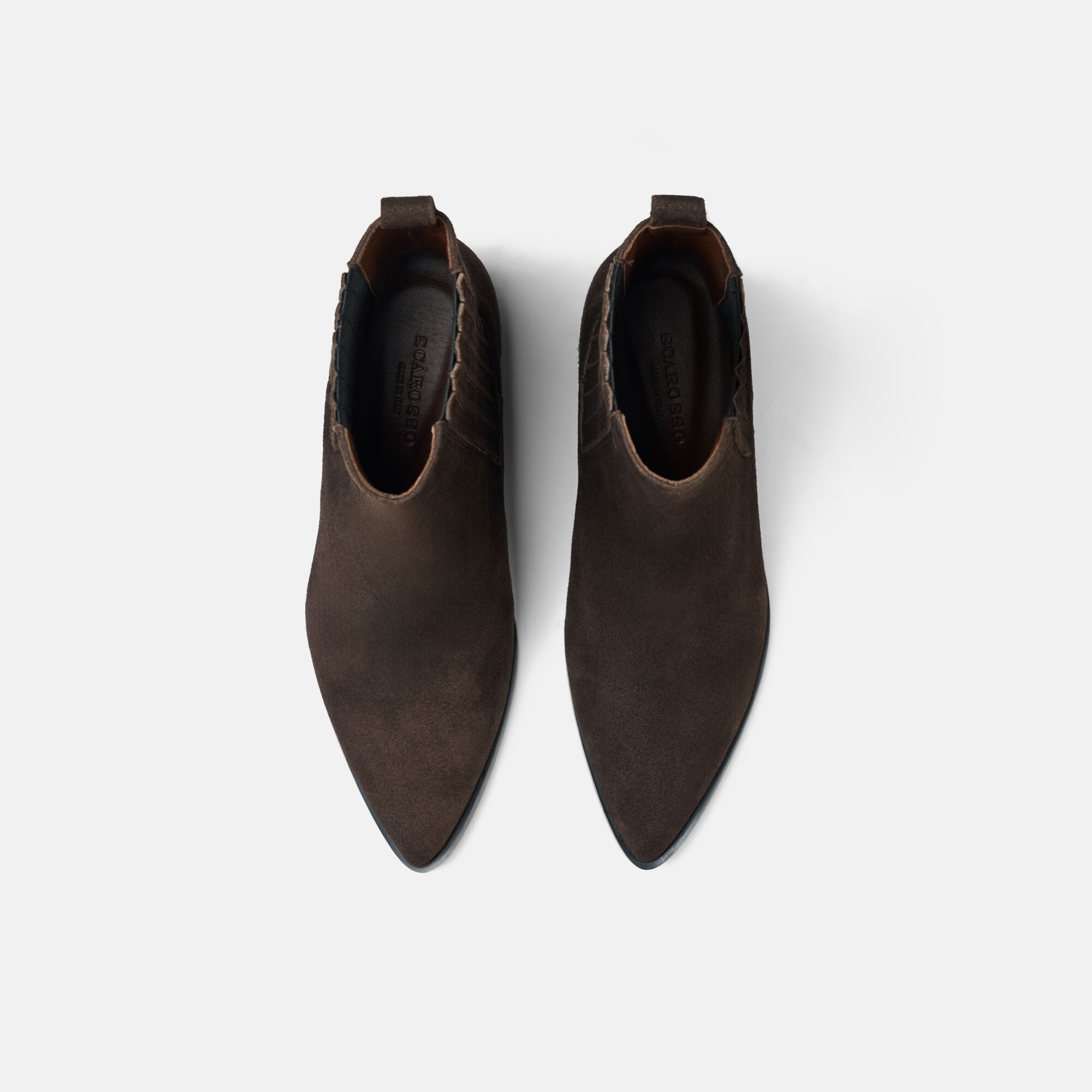 Olivia Brown Suede Scarosso: Dark Brown - Suede OLIVIARCHEL