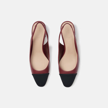 Scarosso Miranda Bordeaux Bordeaux - Kalbsleder MIRANDAPUMP