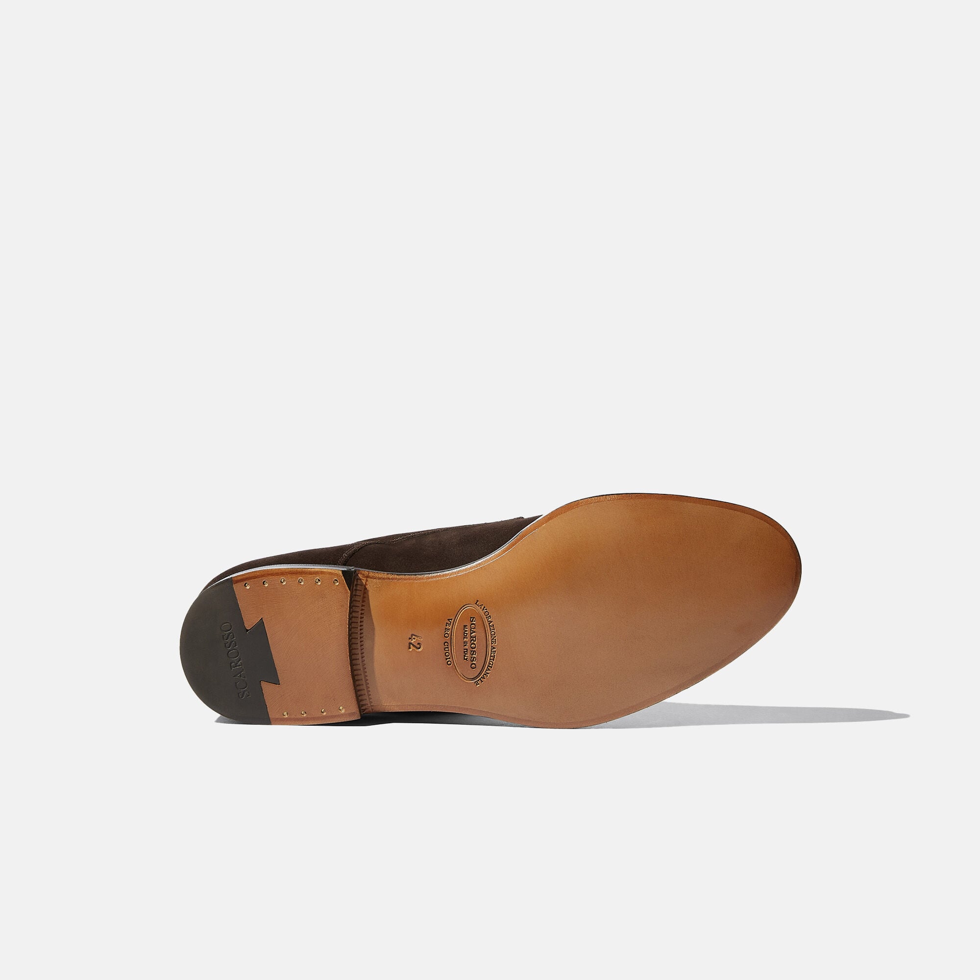Riccardo Dark Brown Suede Scarosso: BROWN SUEDE Riccardo Dark Brown Suede Scarosso: BROWN SUEDE RICCARDODERB