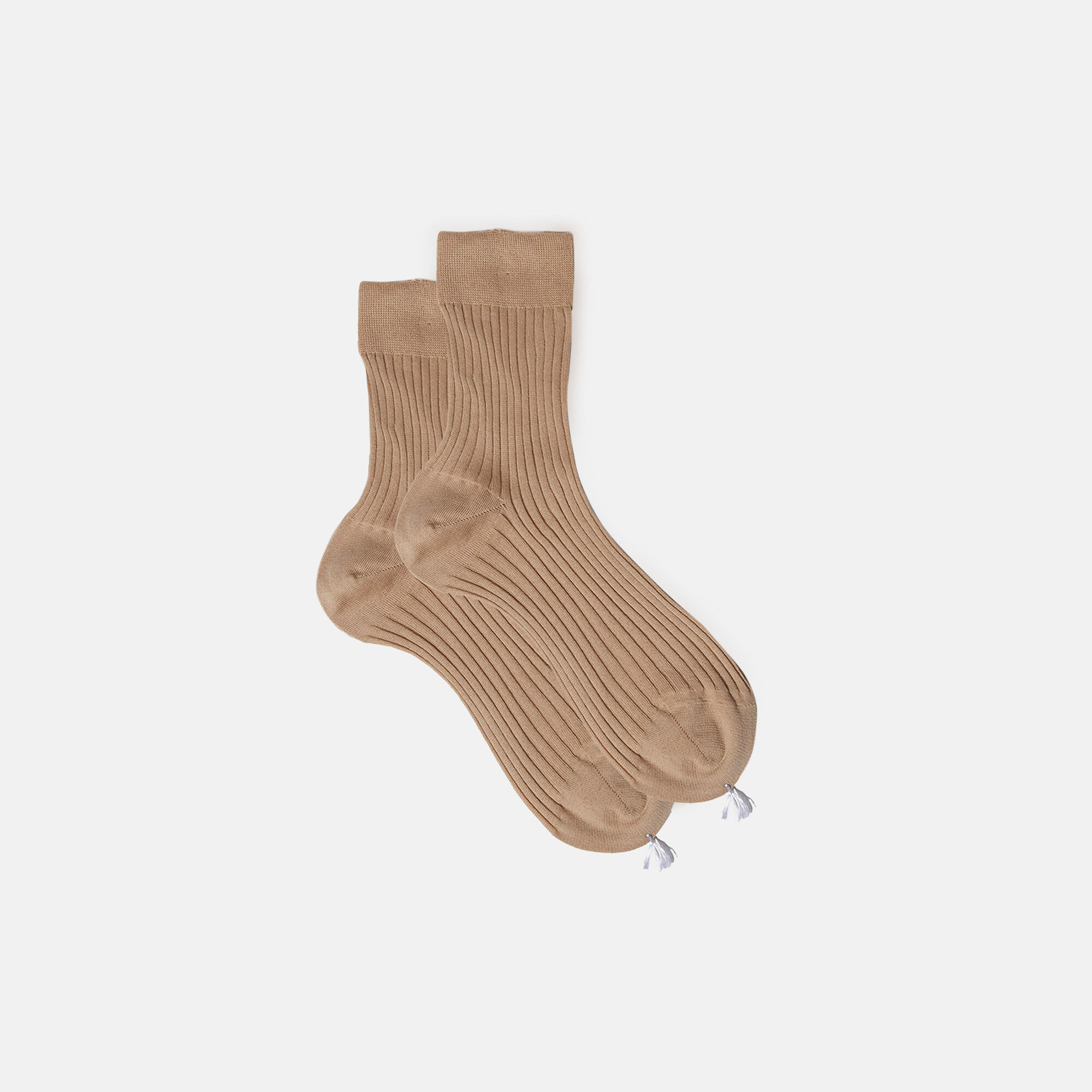 Scarosso Socquettes Beige Coton Beige - Coton ANKLCOTTSOCK
