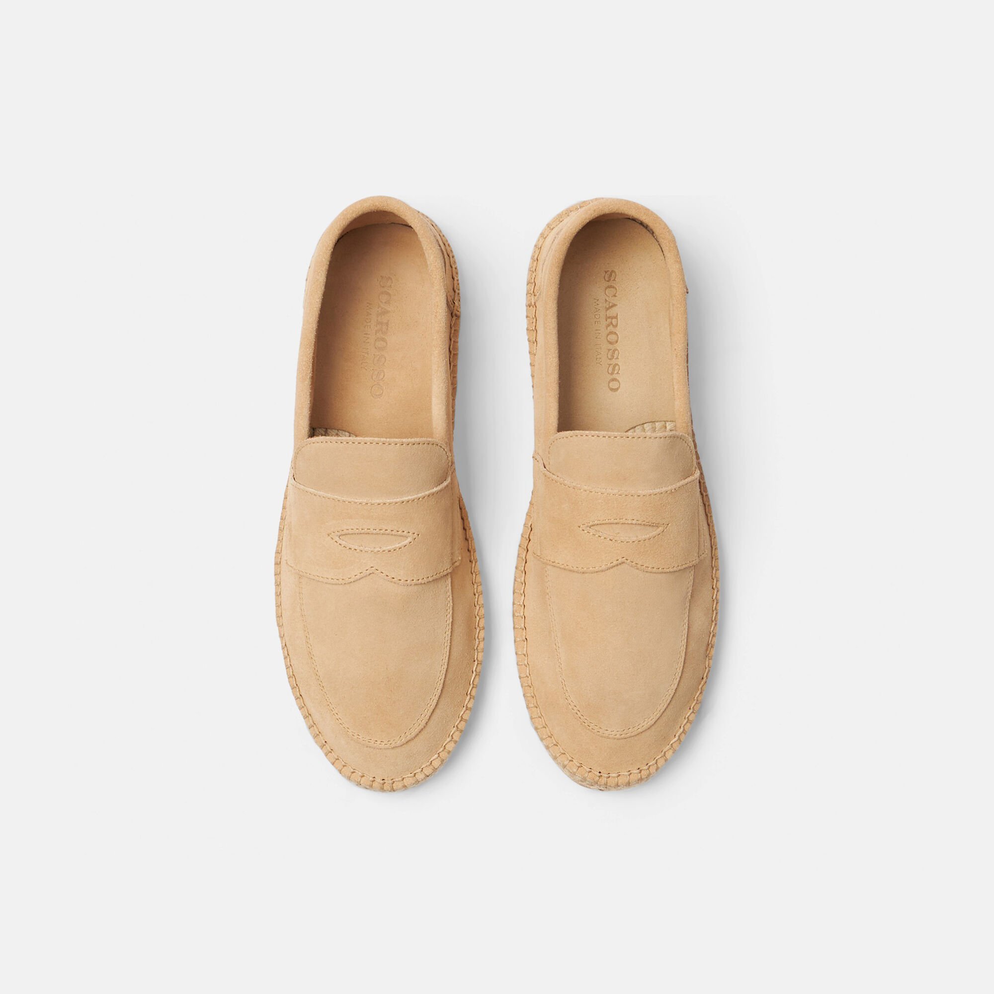 Scarosso Diego Beige Veloursleder Beige - Veloursleder DIEGOESP