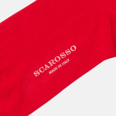 Scarosso Red Cotton Socks Red - Cotton COLOCOTTSOCK