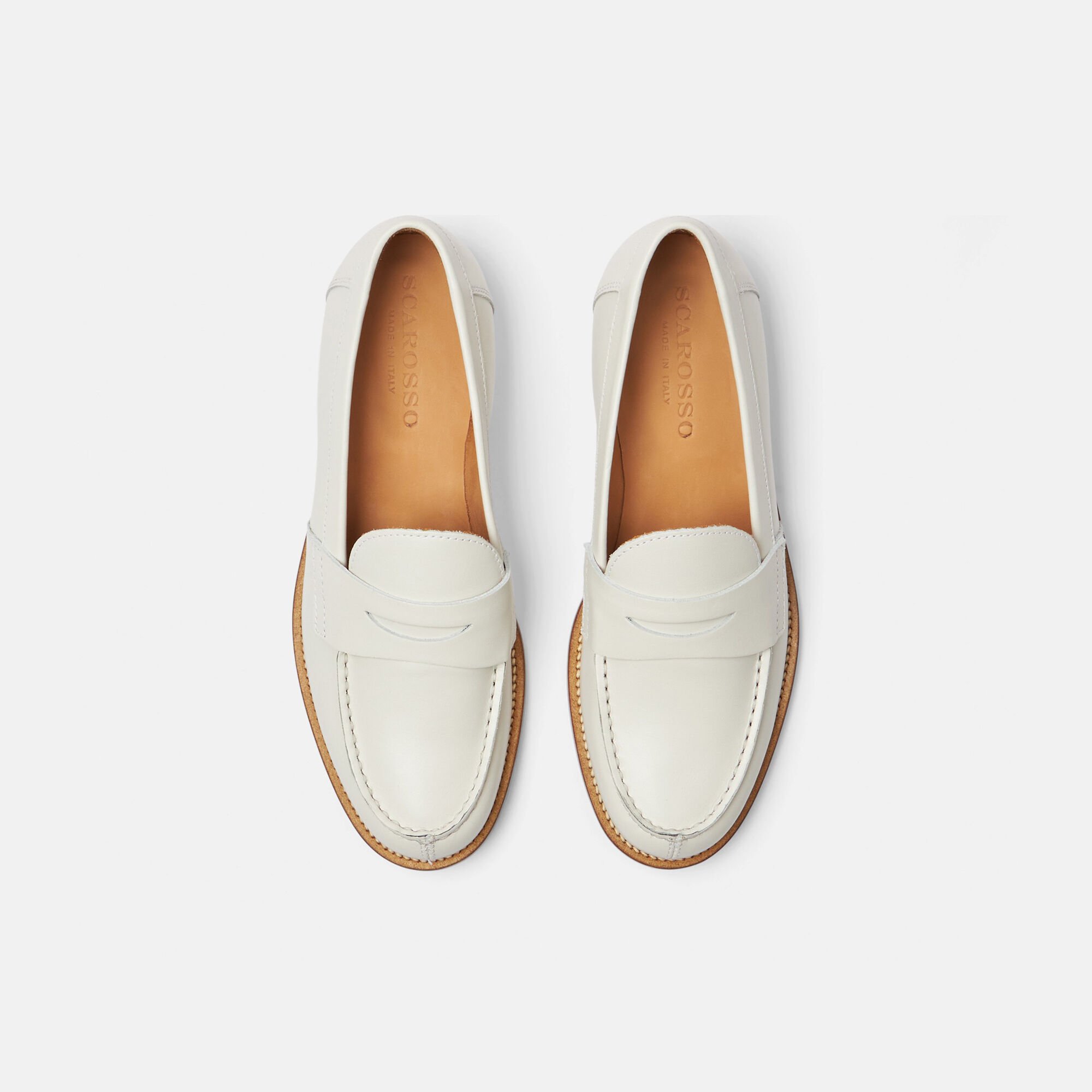 Scarosso Harper White White - Calf Leather HARPERLOAF