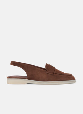 Scarosso Leila Brown Suede Tan - Calf EDNALOAF