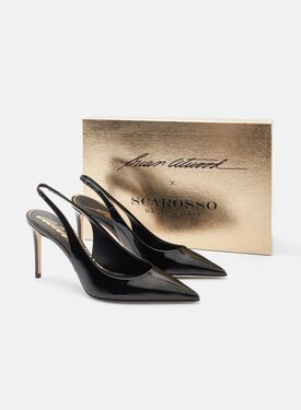 Sutton Schwarz Lackleder Scarosso: Schwarz - Lackleder SUTTONPUMP