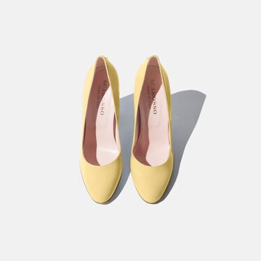 Lavinia Yellow Patent Scarosso: Yellow Patent LAVINIAPUMP