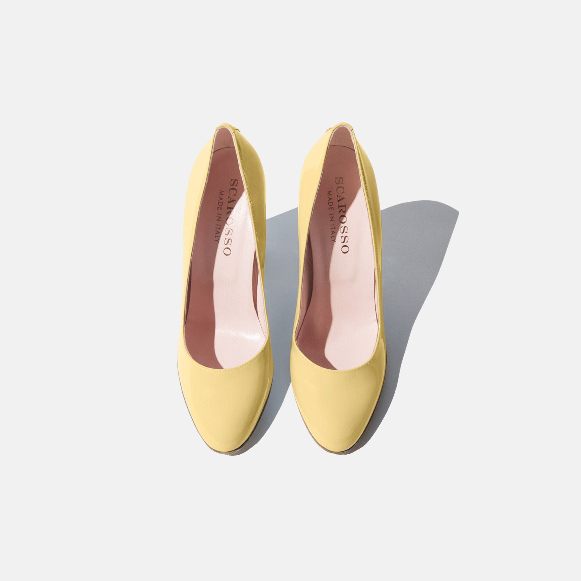 Lavinia Yellow Patent Scarosso: Yellow Patent LAVINIAPUMP