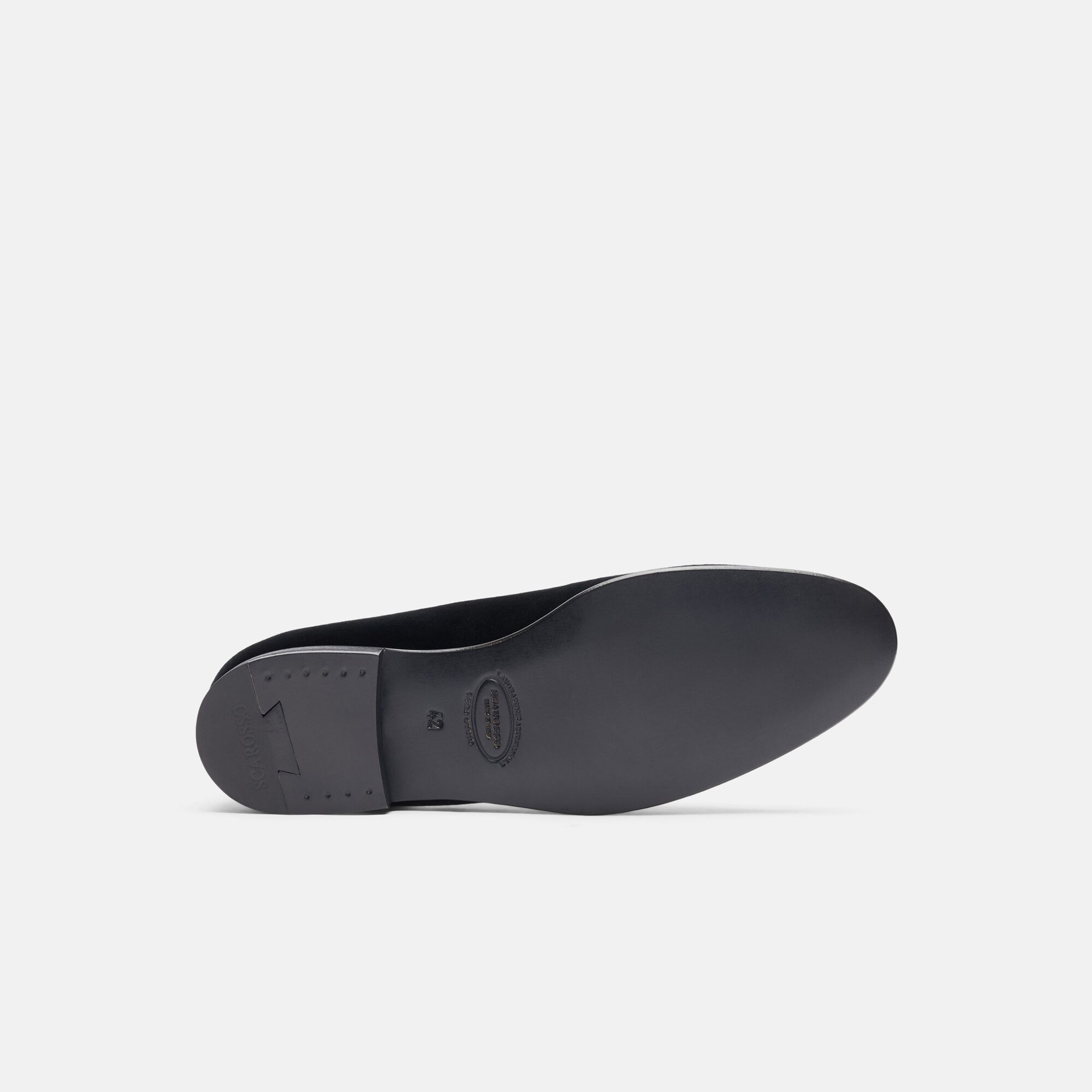 Scarosso Tom Noir Velours Noir - Velours TOMSLIP