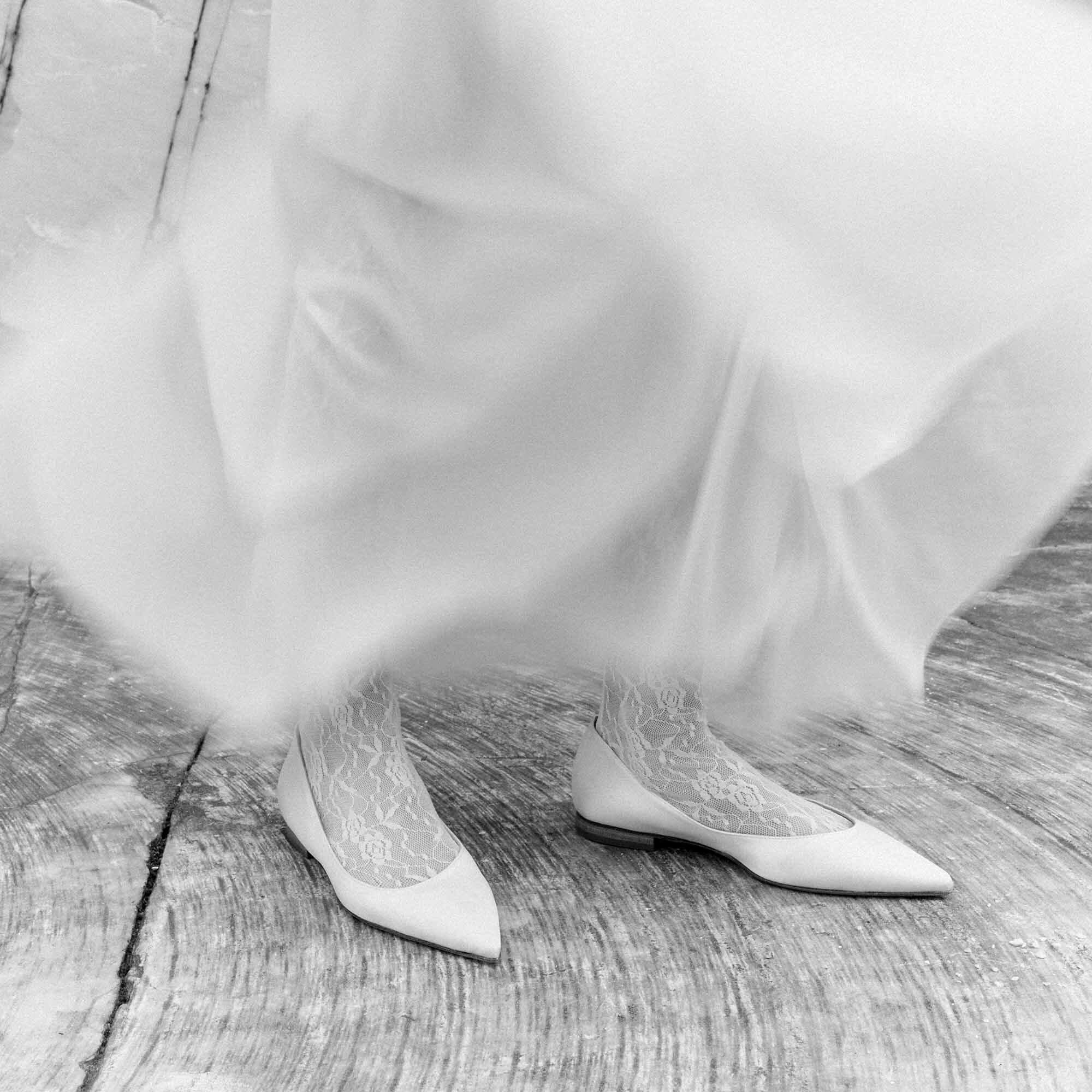Scarosso Iris White Satin White - Silk IRISBALL