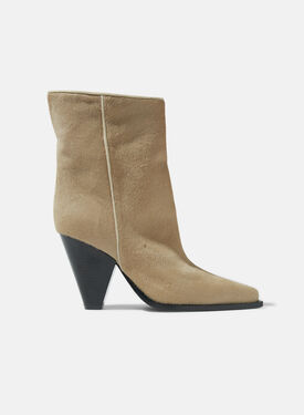 Scarosso Emily Beige Pony Silver - Calf CARRABOOT