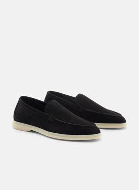 Ludovica Schwarz Veloursleder Edit Scarosso: Schwarz Edit - Veloursleder LUDOVICALOAF