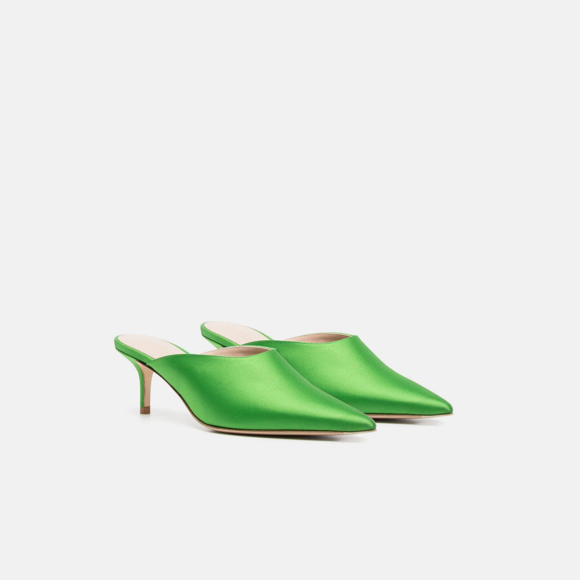Scarosso Laura Vert Vert - Soie LAURAMULE