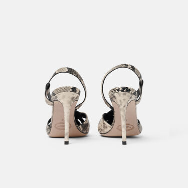Scarosso Athena Python Grey - Snake-Printed Calf ATHENAPUMP