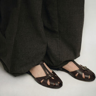 Gala Dark Brown Scarosso: Dark Brown - Calf GALASAND