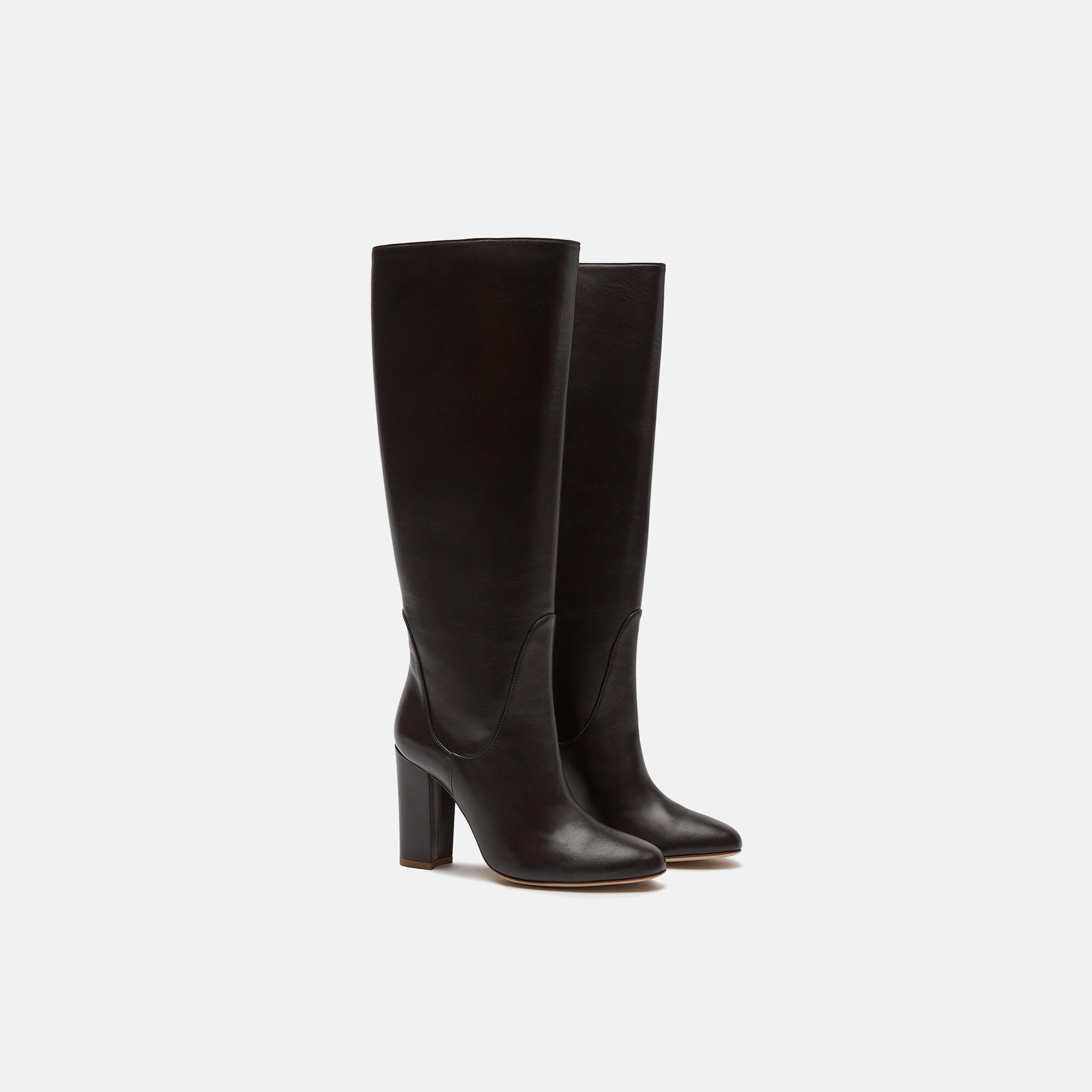 Scarosso Jessy Dunkelbraun Schwarz - Kalbsleder JESSYBOOT