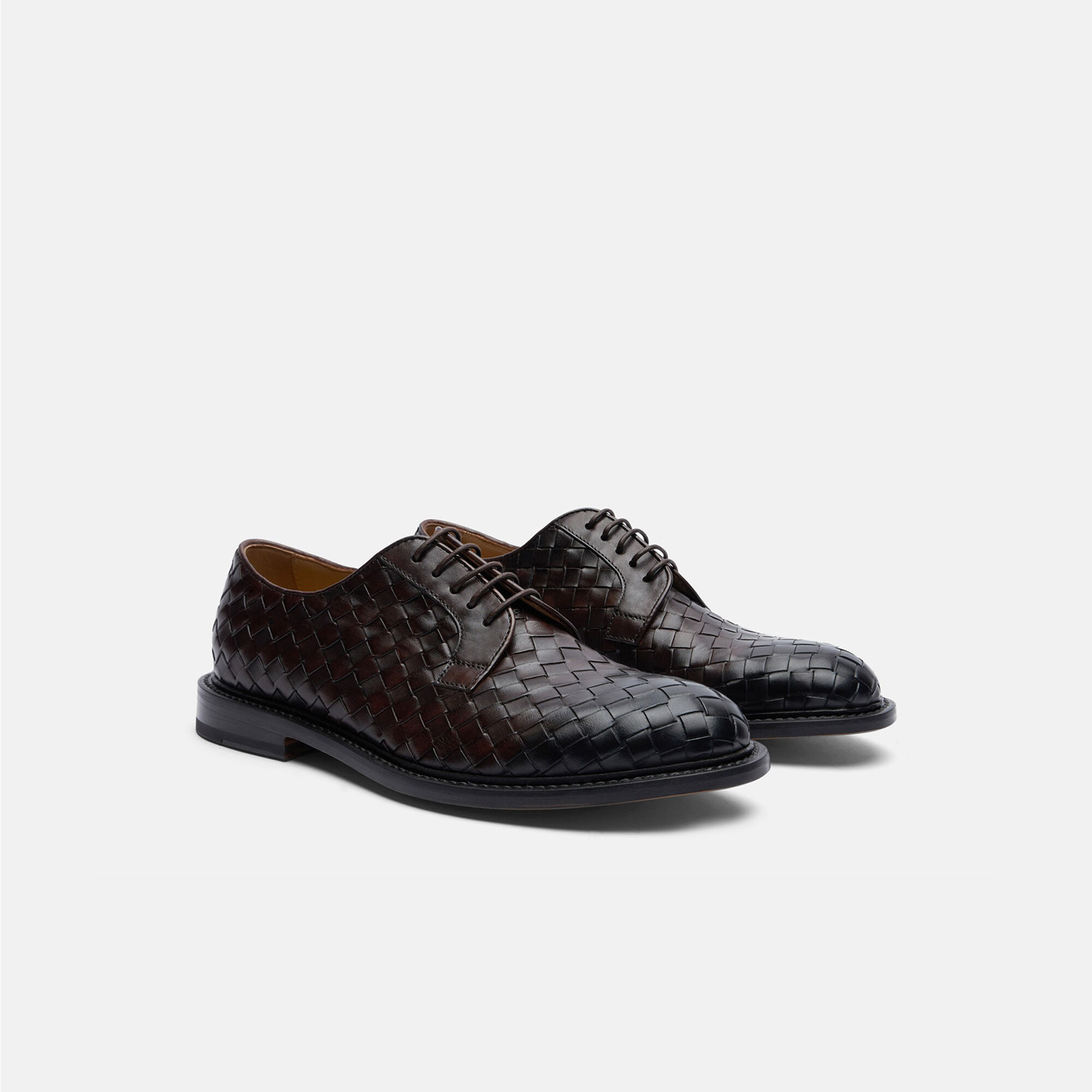Scarosso Harry Brown Woven Brown - Calf HARRYDERB