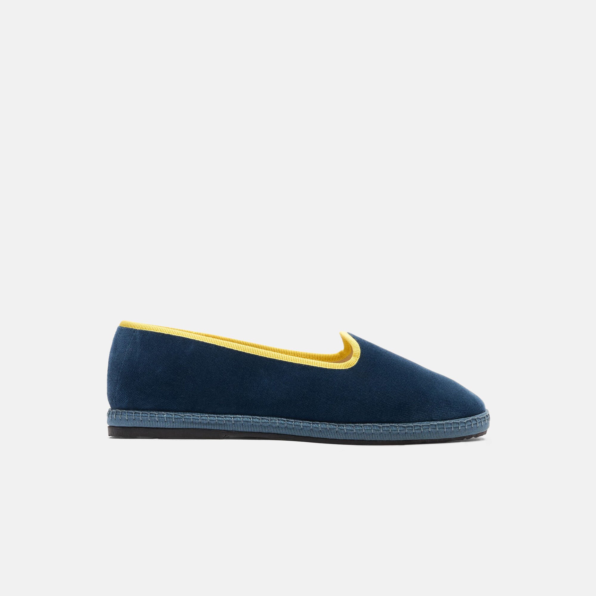 Scarosso Seaside Blu - Velluto YOLOSLIP