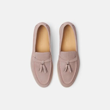 Leandra Pink Suede Scarosso: Pink - Suede LEANDRALOAF