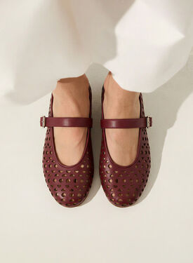 Evelyn Burgundy Scarosso: Burgundy - Calf EVELYNBALL